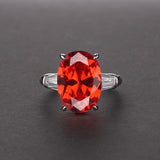 Silver Ring "Style"-Jewelry-Pisani Maura-5-Red-Pisani Maura