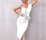 Bandage Dress "Elegance"-Dress-Pisani Maura-White Bandage Dress-XS-Pisani Maura