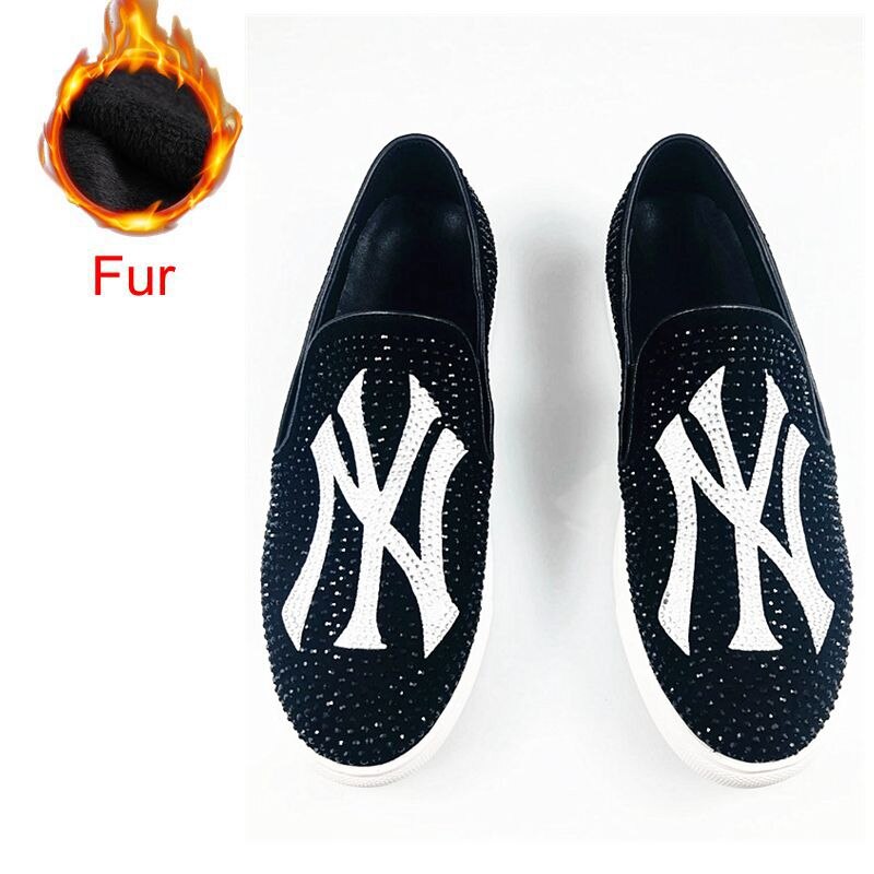 Mocassins "New York"-Shoes-Pisani Maura-Fur Black-6-Pisani Maura