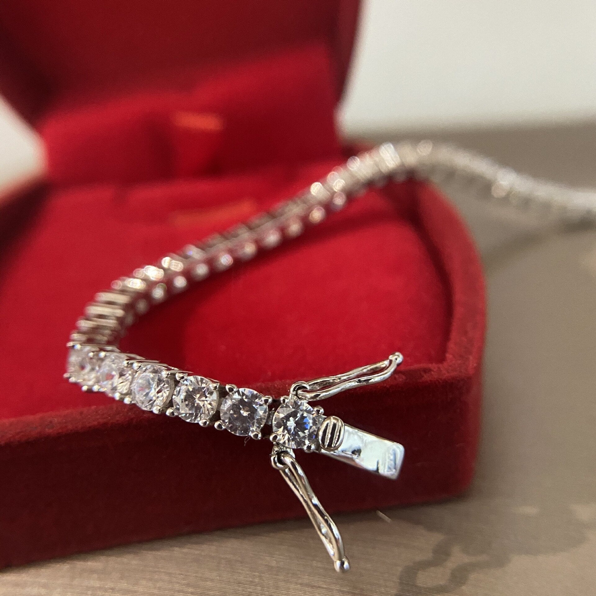 Buy quality 925 sterling silver heart shape kada bracelet for ladies in  Ahmedabad