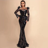 dress "Black Swan"-Dress-Pisani Maura-Black-XS-Pisani Maura