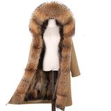 Fox Genuine Long Fur Parka "Rapper"-Fur parka-Pisani Maura-X-long color 23-S-Pisani Maura
