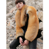 Mink & Fox Genuine Fur Coat 