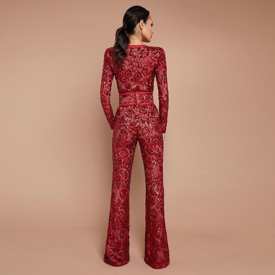 Crochet Print Jumpsuit by Temperley London for $199