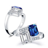 Silver Ring "Duality"-Jewelry-Pisani Maura-5-Blue-Pisani Maura