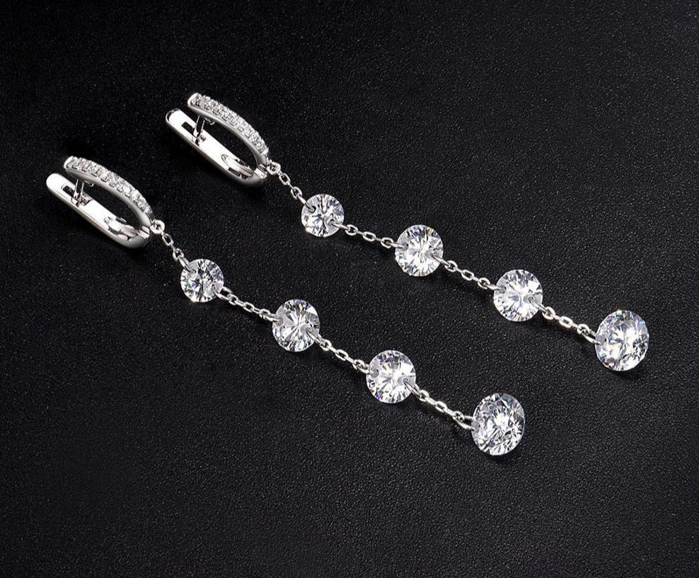Silver Earrings "Cascade"-Jewelry-Pisani Maura-Pisani Maura