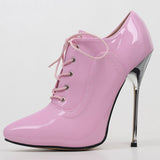 Boot Hi-Heels "Original"-Boots-Pisani Maura-Pink shiny-35-Pisani Maura