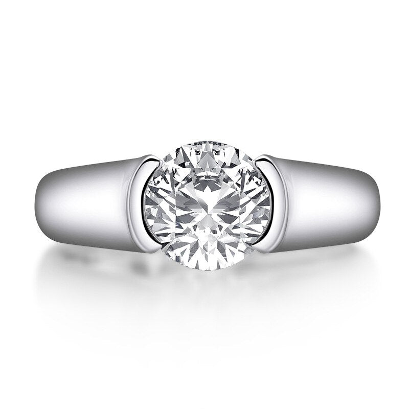 Silver Ring "Elegance"-Jewelry-Pisani Maura-4-White-Pisani Maura