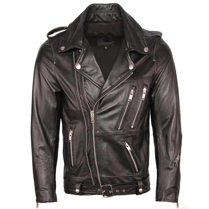 LEATHER JACKET "HARLEY"-Leather jacket-Pisani Maura-Pisani Maura