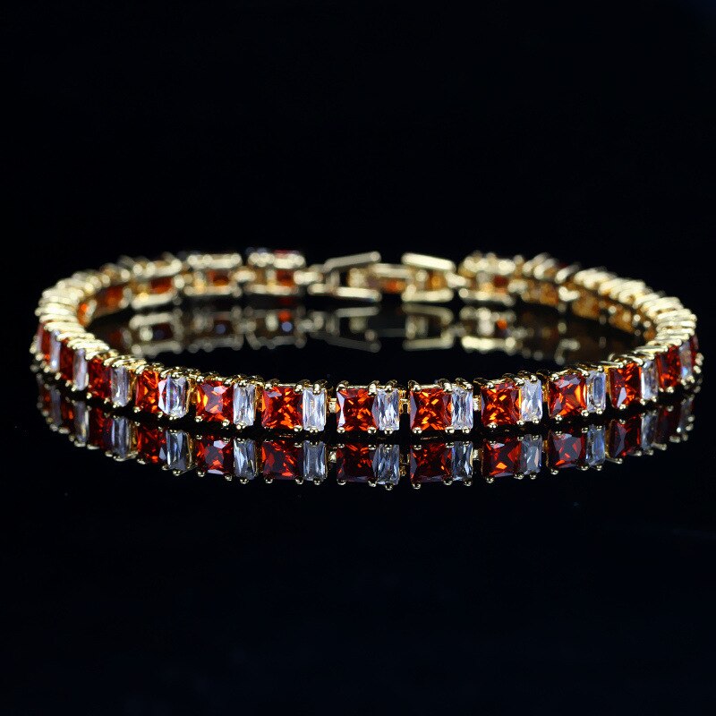 Bracelet "Cocktail"-Jewelry-Pisani Maura-Red-Pisani Maura