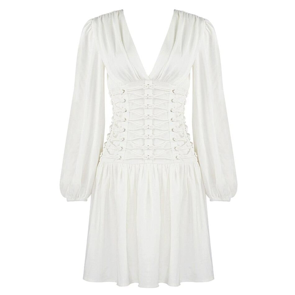 Dress "Alice"-Dress-Pisani Maura-White Dress-XS-Pisani Maura