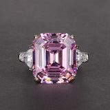 Silver Ring "Princess"-Jewelry-Pisani Maura-5-Pink-Pisani Maura