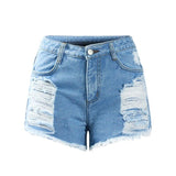 Hot Shorts "Look at me"-Shorts-Pisani Maura-denim blue-32-Pisani Maura