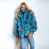 Fox Genuine Fur Coat "Original"-Fur coat-Pisani Maura-photo color 60 1-S-Pisani Maura