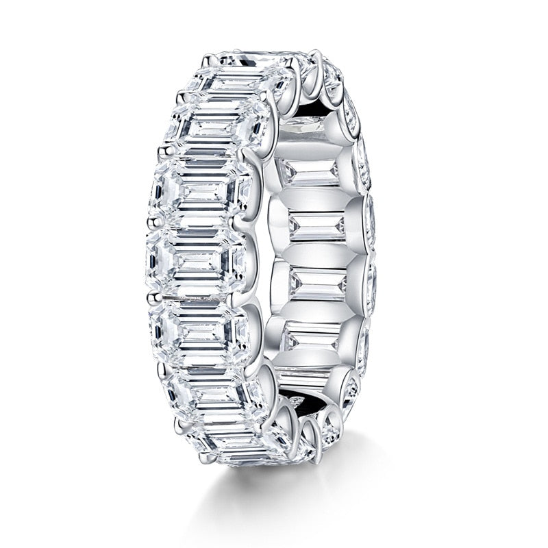 Silver Ring "Not of this earth"-Jewelry-Pisani Maura-12.5-Emerald cut-Pisani Maura