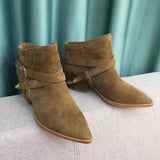 Boots Lo-Heels "Pretty Girl"-Boots-Pisani Maura-brown-35-Pisani Maura