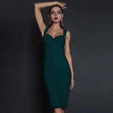 Sleeveless dress "Pristine"-Dress-Pisani Maura-Green-XS-Pisani Maura