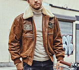 LEATHER JACKET "LIEUTENANT"-Leather jacket-Pisani Maura-Pisani Maura