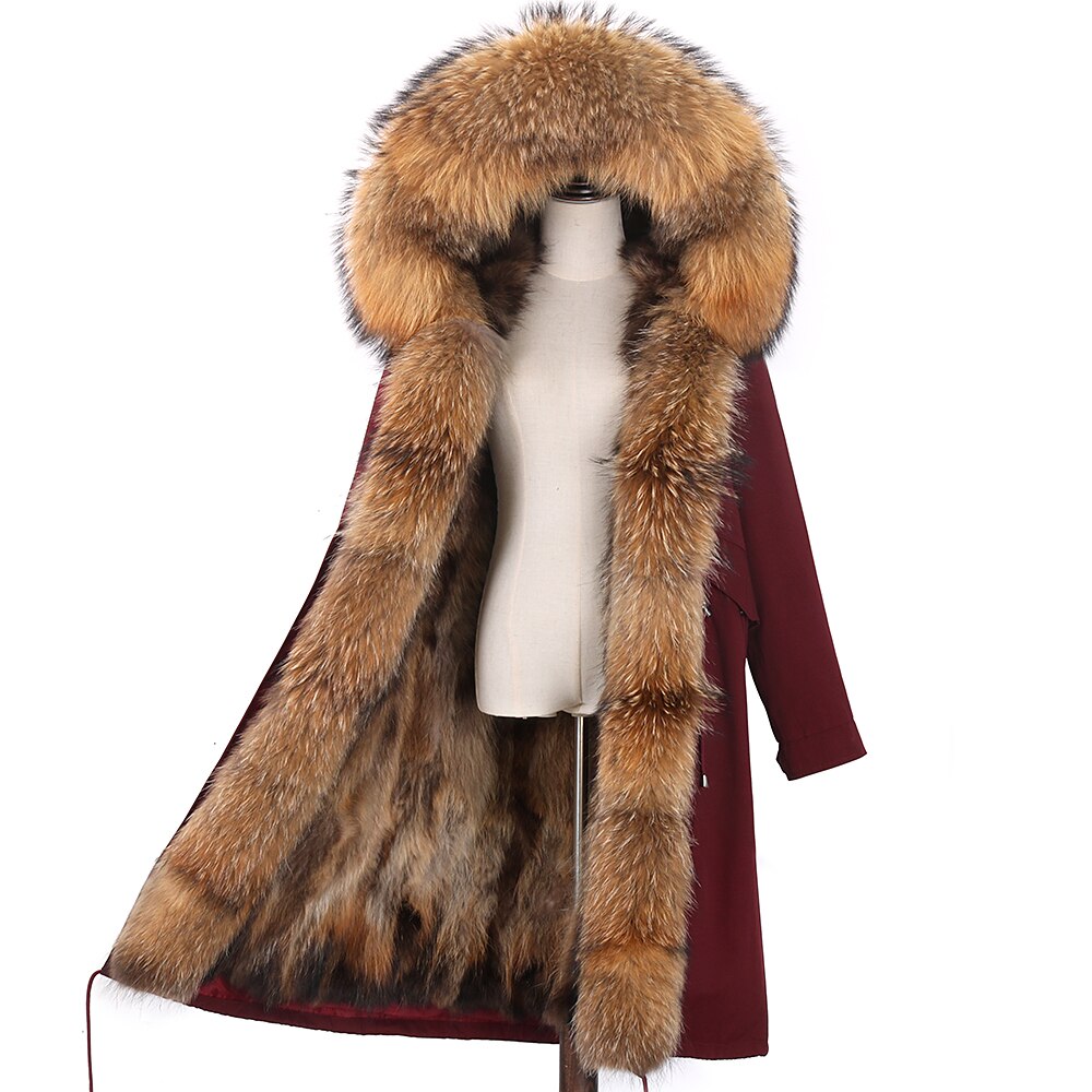 Fox Genuine Long Fur Parka "Rapper"-Fur parka-Pisani Maura-X-long color 19-S-Pisani Maura