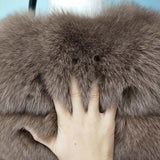 Fox Genuine Fur Coat "Original"-Fur coat-Pisani Maura-photo color-S-Pisani Maura