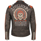 LEATHER JACKET "AFFILIATION"-Leather jacket-Pisani Maura-Pisani Maura