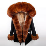 Fox Fur Genuine Long Parka 