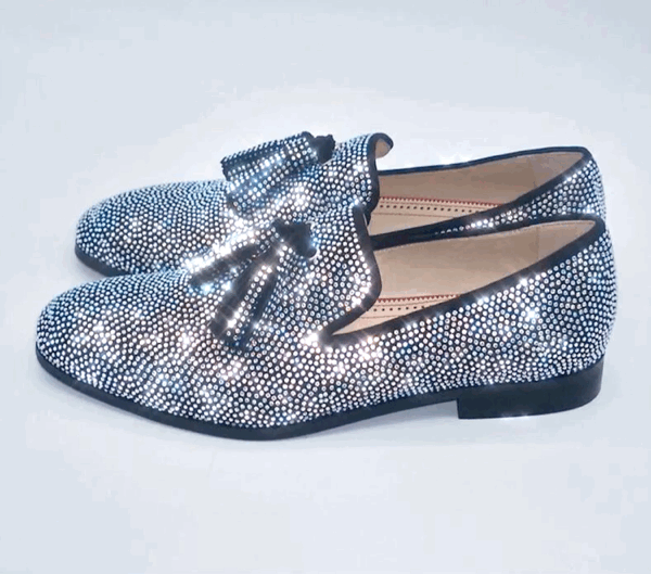 TASSEL LOAFERS "CRYSTAL PM"